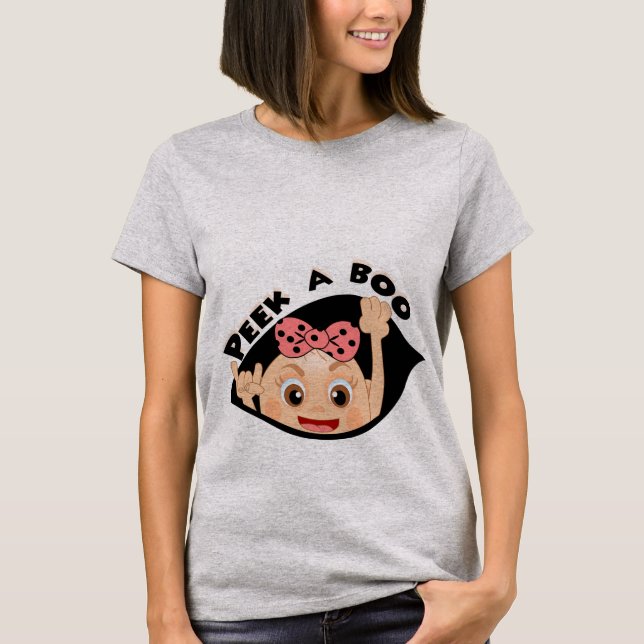 Camiseta Niña del peekaboo (Anverso)