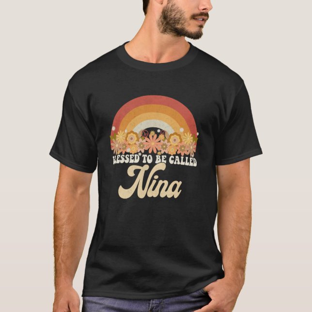 Camiseta Nina Día de la Madre Bendice Ser Llamada Nina Groo (Anverso)