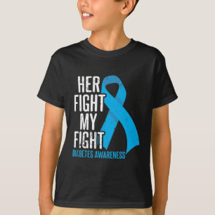 Camiseta Niña diabética apoya la sensibilización de la f