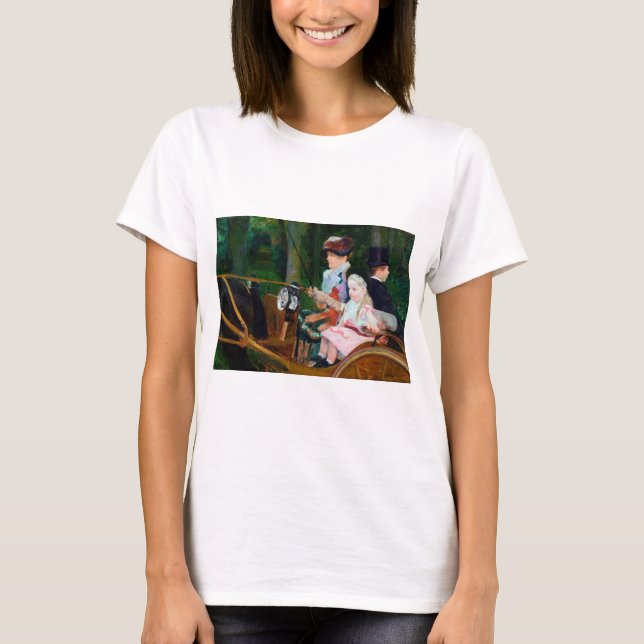 Camiseta Niña en un carruaje, Mary Cassatt (Anverso)