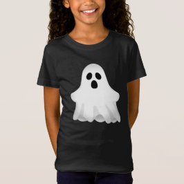 Camiseta Niña fantasma adorable de Halloween