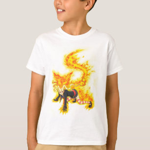 Camiseta Nina Ferocious Fire Spirit Aura