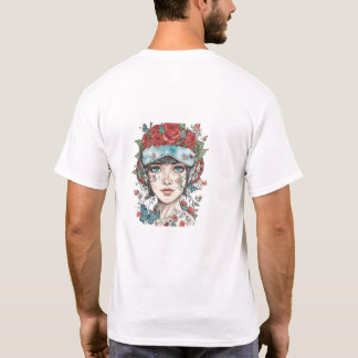 Camiseta Niña Flor