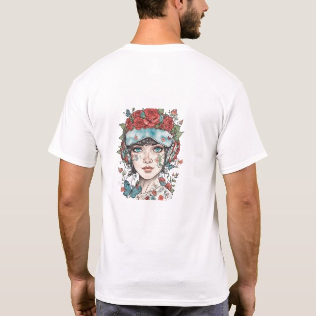 Camiseta Niña Flor (Reverso)