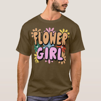 Camiseta Niña Flor ChicaCute Bonito Floral Simple Pequeña G