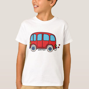 Camiseta niña furgoneta hippie van