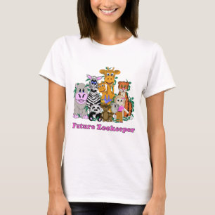 Camiseta Niña futura cuidadora de zoológico