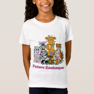 Camiseta Niña futura cuidadora de zoológico