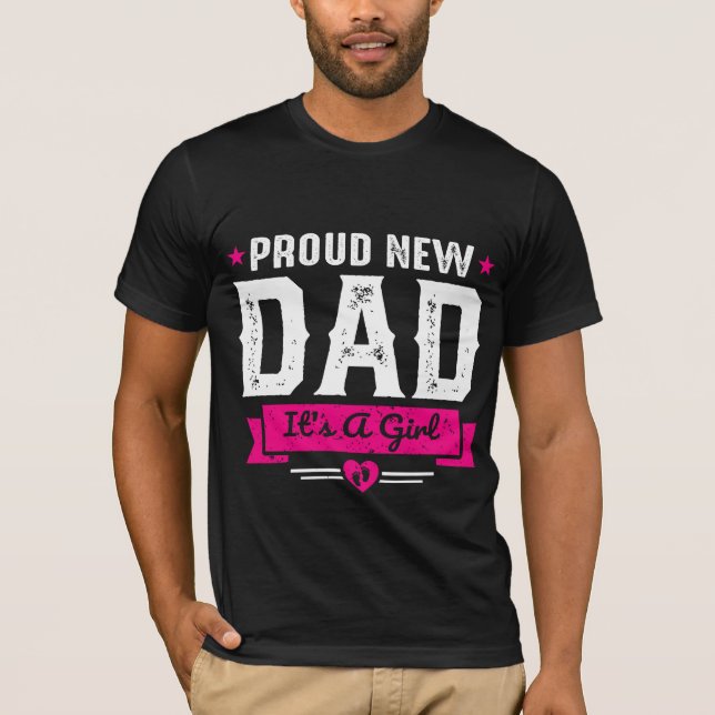 Camiseta Niña Guay orgullosa de nuevo papá (Anverso)
