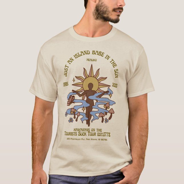 Camiseta Niña isleña (Anverso)