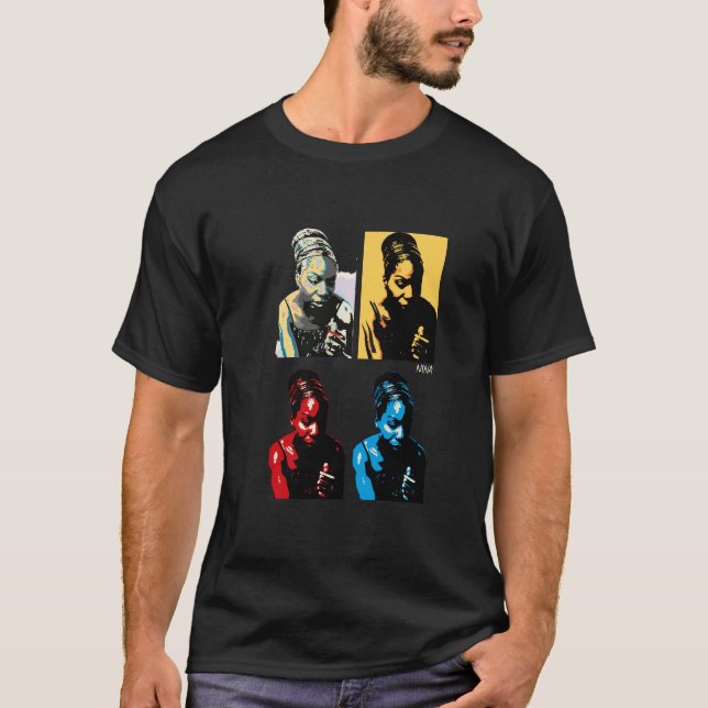 Camiseta nina jazz blues fan art (Anverso)