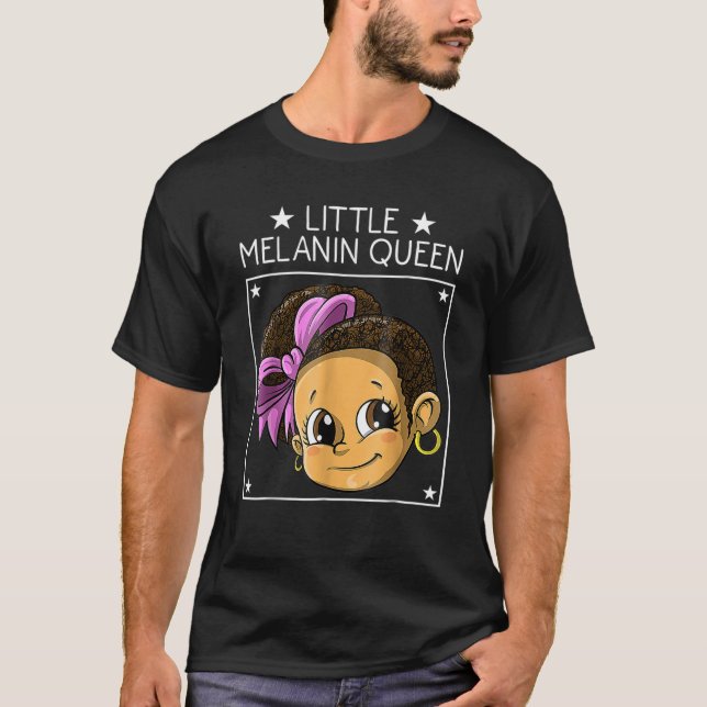 Camiseta Niña Melanin Black History Magic (Anverso)