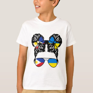 Camiseta Niña mitad filipina mitad ucraniana Filipinas Niño