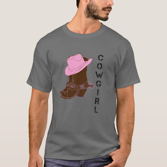 Camiseta Niña moza occidental Gorra de botes alienta a Chic (Anverso)