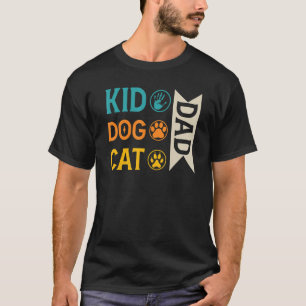 Camiseta Niña Papá Perro Papá Padre Trae A Dios Para Hombre