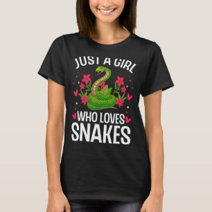 Camiseta Niña Para Chicas Mujeres Niñas Niñas Serpientes Ni