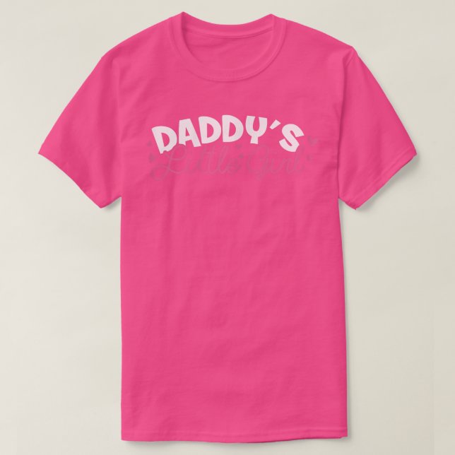 Camiseta Niña pequeña de papá - Tamaños de adultos y jóvene (Diseño del anverso)
