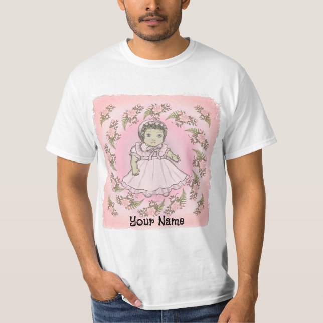 Camiseta Niña pequeña muñeca bebé (Anverso)