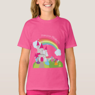 Camiseta Niña pequeña Princesa de hadas con arcoiris y cast