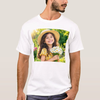 Camiseta Niña Pequeña y Linda con Flores - Niños Florales d