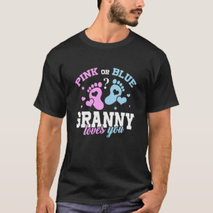 Camiseta Niña Rosa O Azul Ama A Su Bebé Género Revelación P