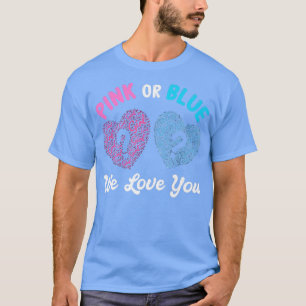 Camiseta Niña Rosa O Azul O Chica Que Te Ama Revelación De 