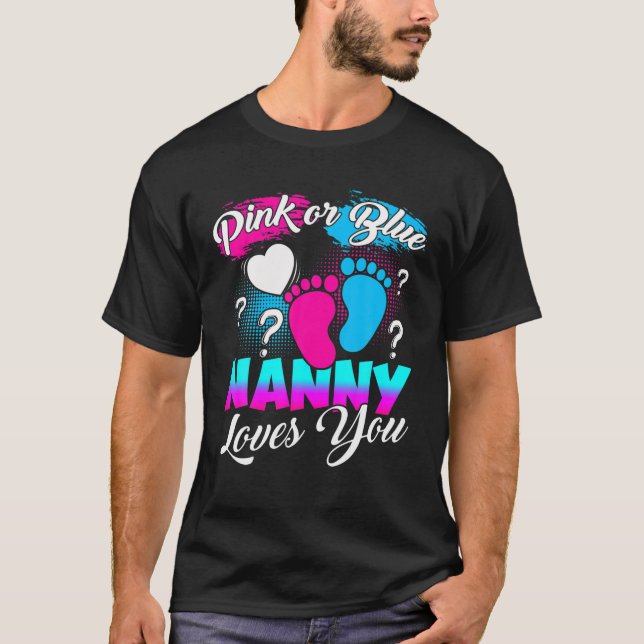 Camiseta Niña Rosa O Azul Te Ama El Género Revelado (Anverso)