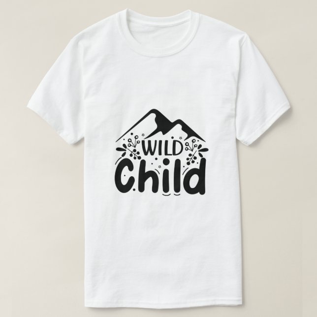 Camiseta Niña salvaje-01 (Diseño del anverso)