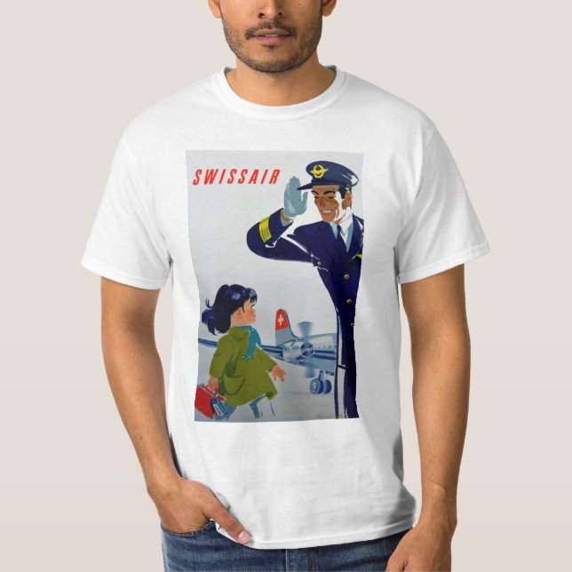 Camiseta Niña Swissair (Anverso)