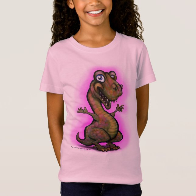 Camiseta Niña T-Rex (Anverso)
