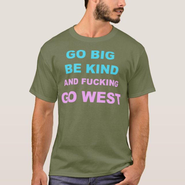Camiseta Nina West Go west Tee Shirt RPDR Drag Queen (Anverso)