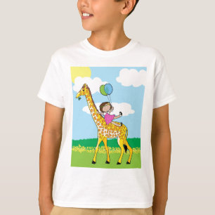 Camiseta Niña y jirafa