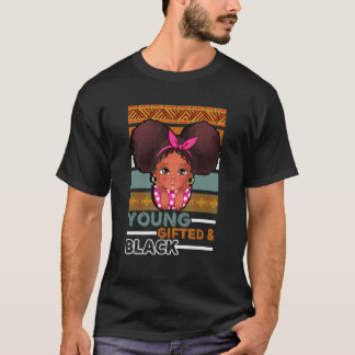 Camiseta Niña y joven hija de raza negra madre de bebé M