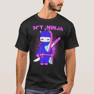 Camiseta Niñas Chicas Ninja Gamer, espía de juegos de Guay