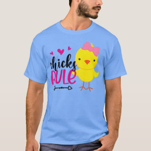 Camiseta Niñas chicles gobiernan Pollo lindo bebé pollo Fel