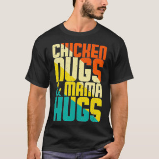Camiseta Niñas De Pollo Y Mamá Abraza A Los Niños Enamorado