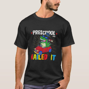 Camiseta Niñas de preescolar se graduaron en dinosaurio