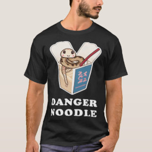 Camiseta Niñas de serpientes de fideos peligrosos Snake Mem