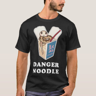 Camiseta Niñas de serpientes de fideos peligrosos Snake Mem