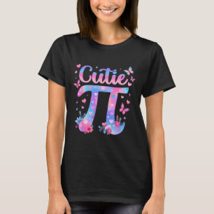 Camiseta Niñas Del Día Del Pi Cutie Hombres Niñera Math Tea
