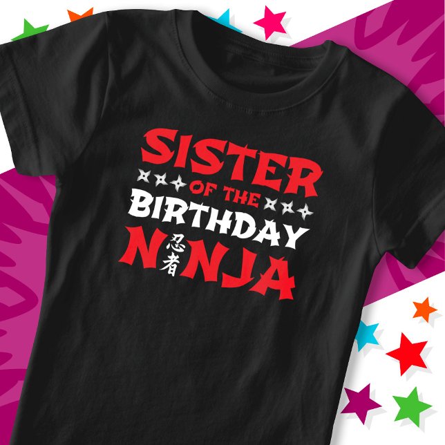 Camiseta Niñas Fiestas de Fun Karate Hermana del cumpleaños (Subido por el creador)