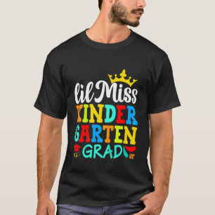 Camiseta Niñas Graduadas en guardería Lil Miss Kindergarten