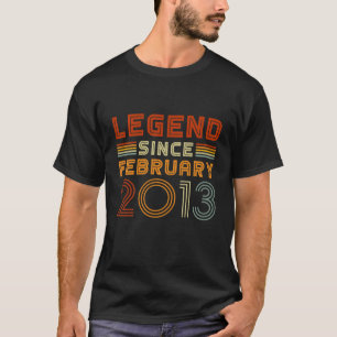 Camiseta Niñas legendarias desde febrero de 2013 Boys Chica