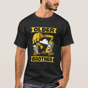 Camiseta Niñas mayores Hermano 2023 excavadora Dredger