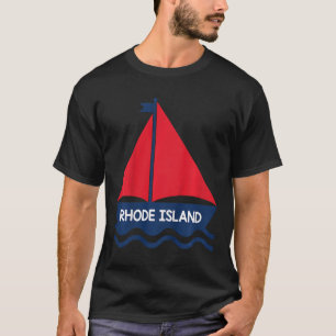 Camiseta Niñas Niños Barco de Vela Rhode Island Bebés 