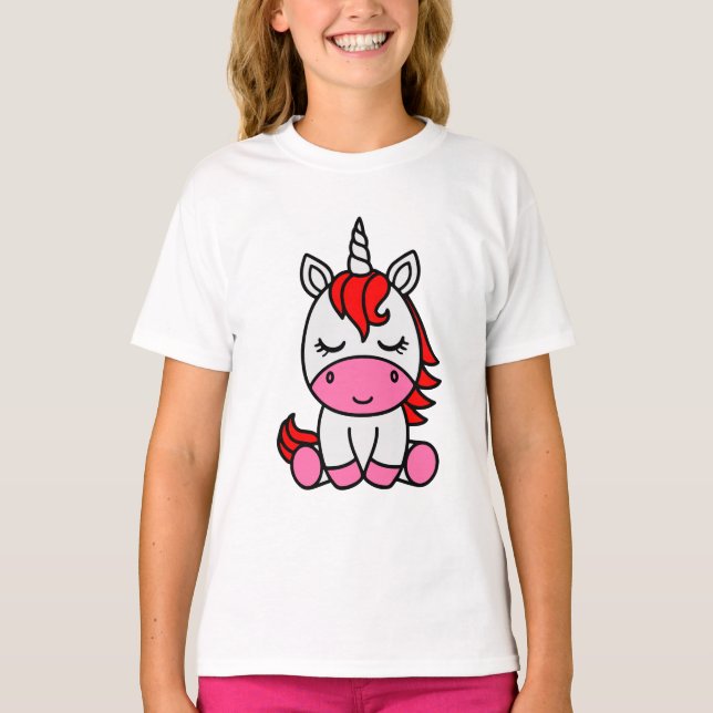 Camiseta Niñas Unicorn Pony (Anverso)