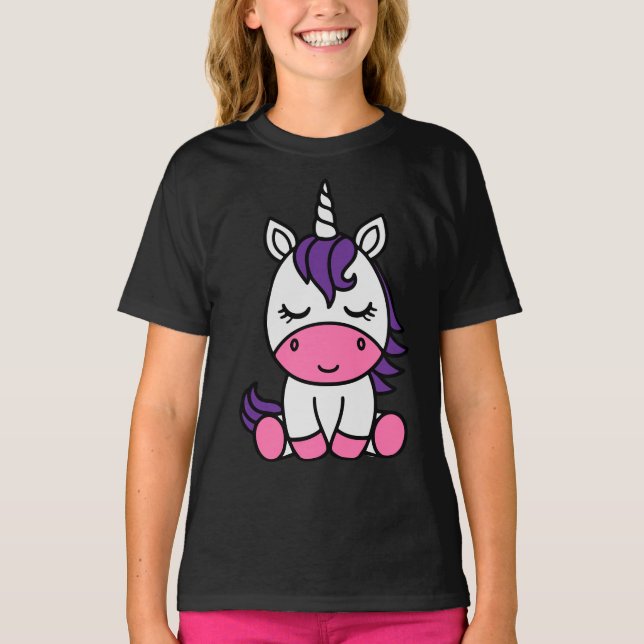 Camiseta Niñas Unicorn Pony (Anverso)