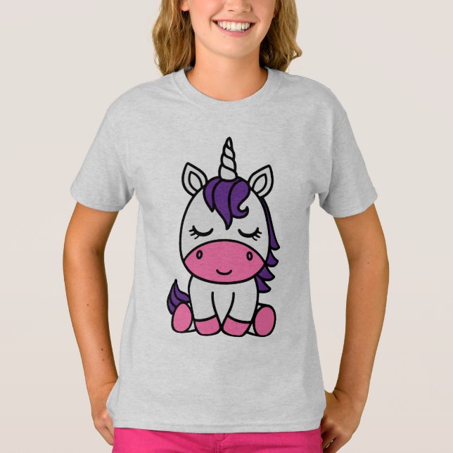 Camiseta Niñas Unicorn Pony (Anverso)