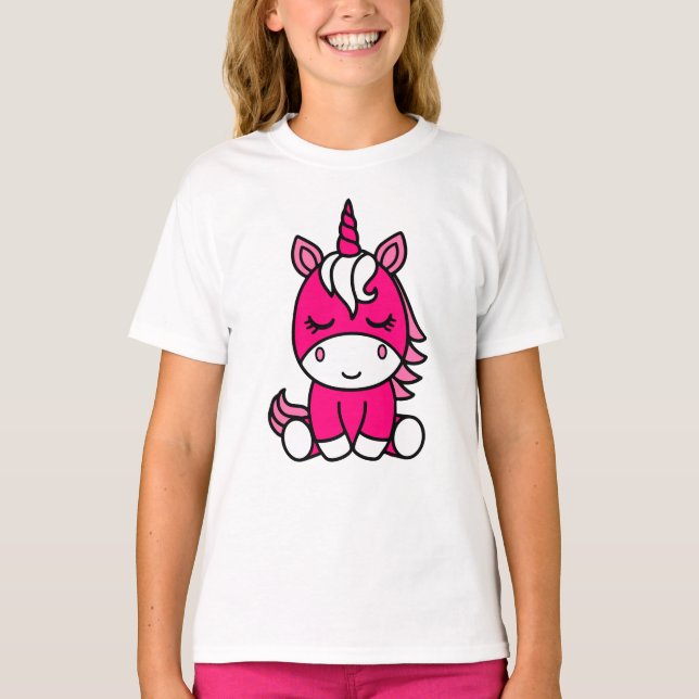 Camiseta Niñas Unicornio Poni (Anverso)