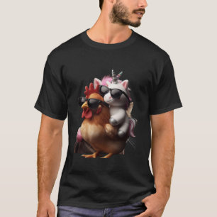 Camiseta Niñas Unicornio viajando en Chica de niños
